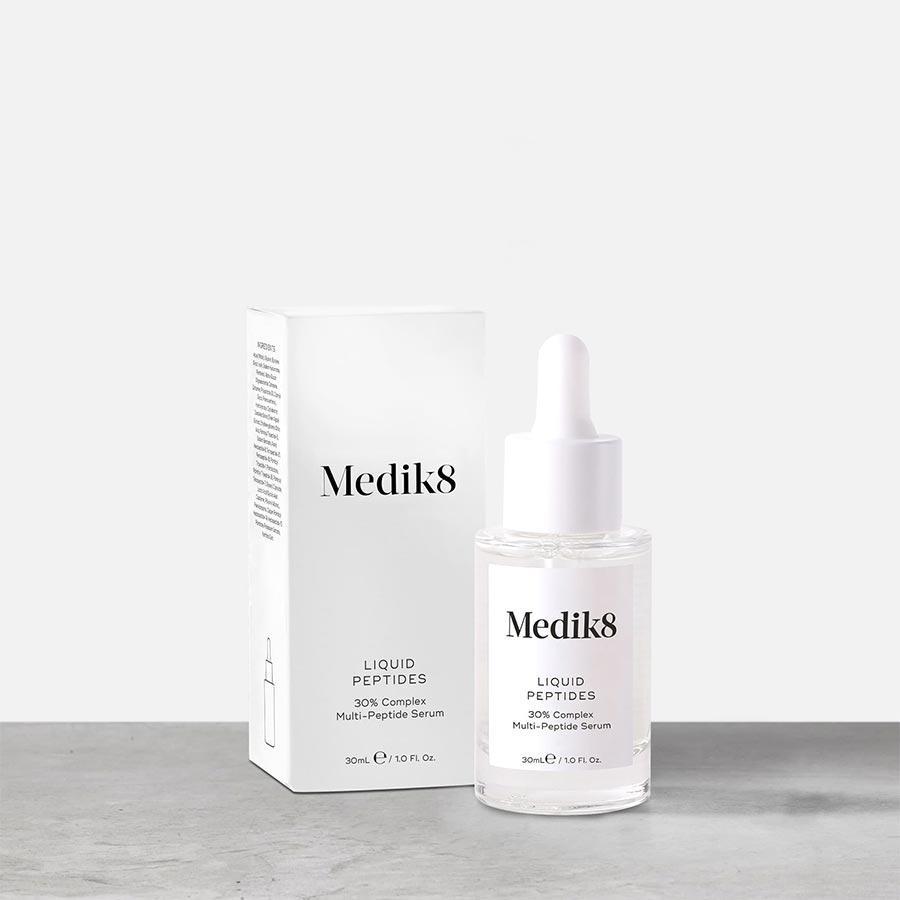 - Комплекс зволожувальних пептидів на косметичних дронах Medik8 Liquid Peptides 30мл