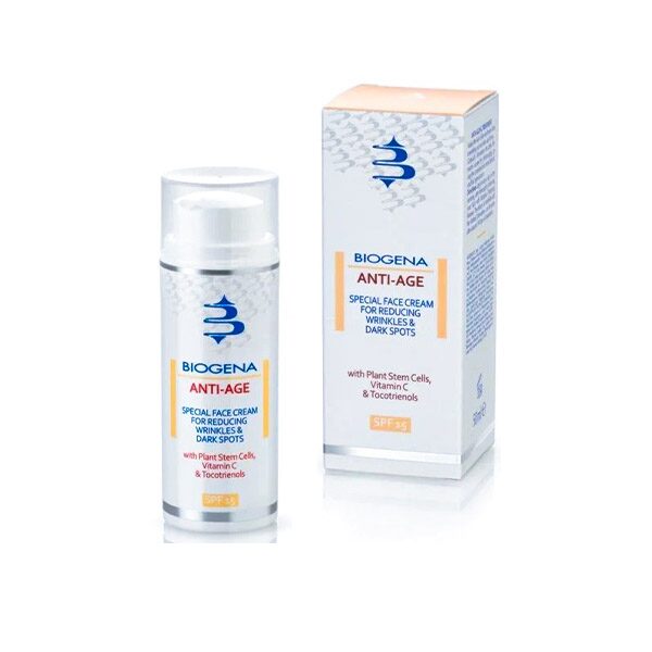 biogena anti age spf 15 krem proty zmorshok i pigmentnyh plyam. 600x600 1 - Крем проти зморшок і пігментних плям Biogena Anti Age SPF15 50 мл