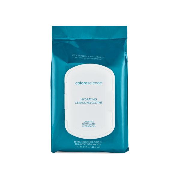 cloths cs 1 - Серветки для очищення обличчя Colorescience Hydrating Cleansing Cloths 30шт