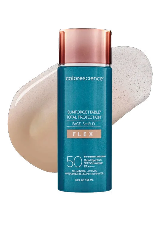 colore - Сонцезахисний крем SPF50 для обличчя з адаптивними пігментами Colorescience Face Shield Flex SPF50 55мл