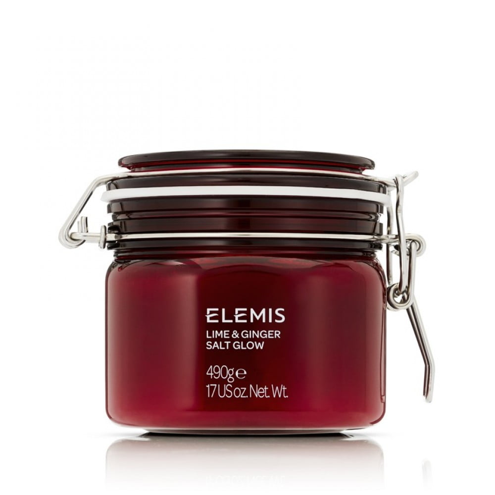 lime ginger salt glow 490 rgb web 1000x1000 1 - Сольовий скраб для тіла Лайм-Імбир ELEMIS Lime and Ginger Salt Glow 490г
