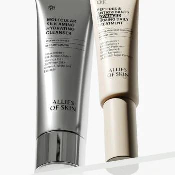adt pair molecular cleanser with peptides firming treatment - Очищаючий засіб Allies Of Skin Molecular Silk Amino Hydrating Cleanser