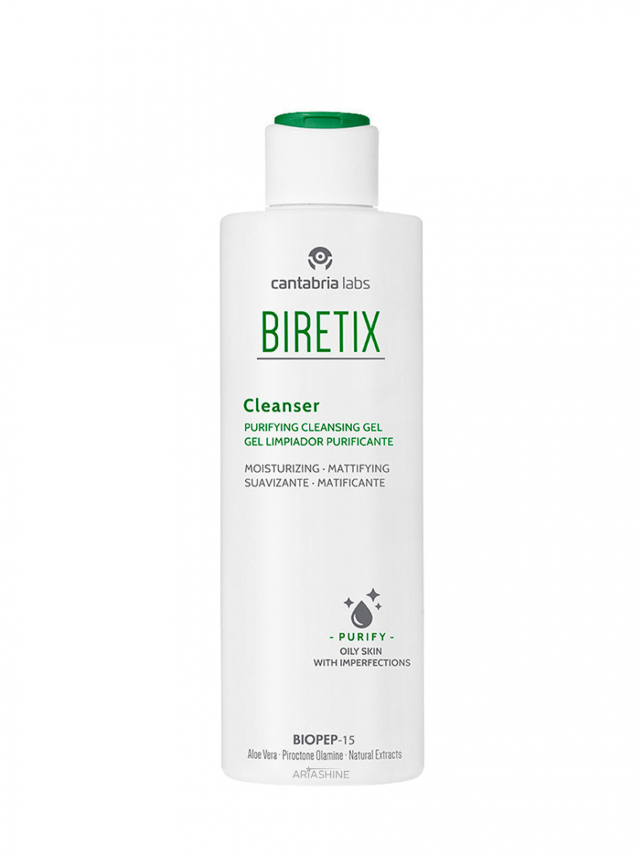 - Очищаючий гель Cantabria Labs Biretix Cleanser Purifying Cleansing Gel 200мл