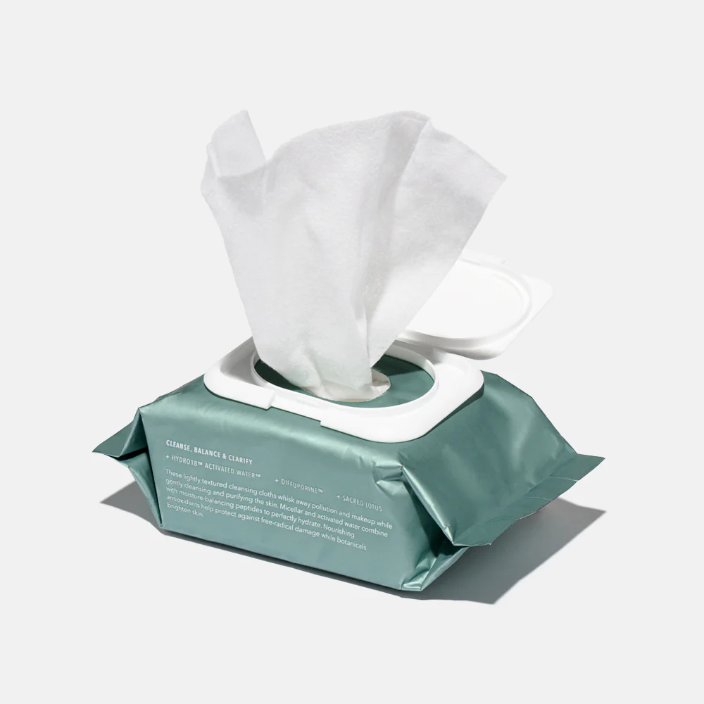 new packaging hydroactivecleanse 2 1 - Міцелярні серветки для обличчя Hydropeptide Micellar Facial Cloths 30шт