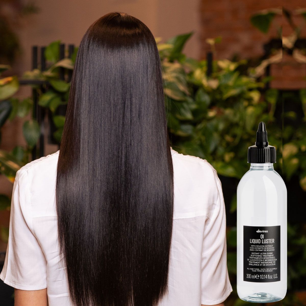 oi liquid luster 6 - Миттєвий засіб для ультраблиску та пом’якшення волосся Davines Oi Liquid Luster