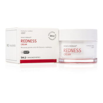 redness cream prevents and reduces skin redness and vascular spiders @innoaesthetics 600x600 1 - Легкий крем для шкіри з куперозом та розацеа Innoaesthetics Inno-Derma Redness Cream 50мл