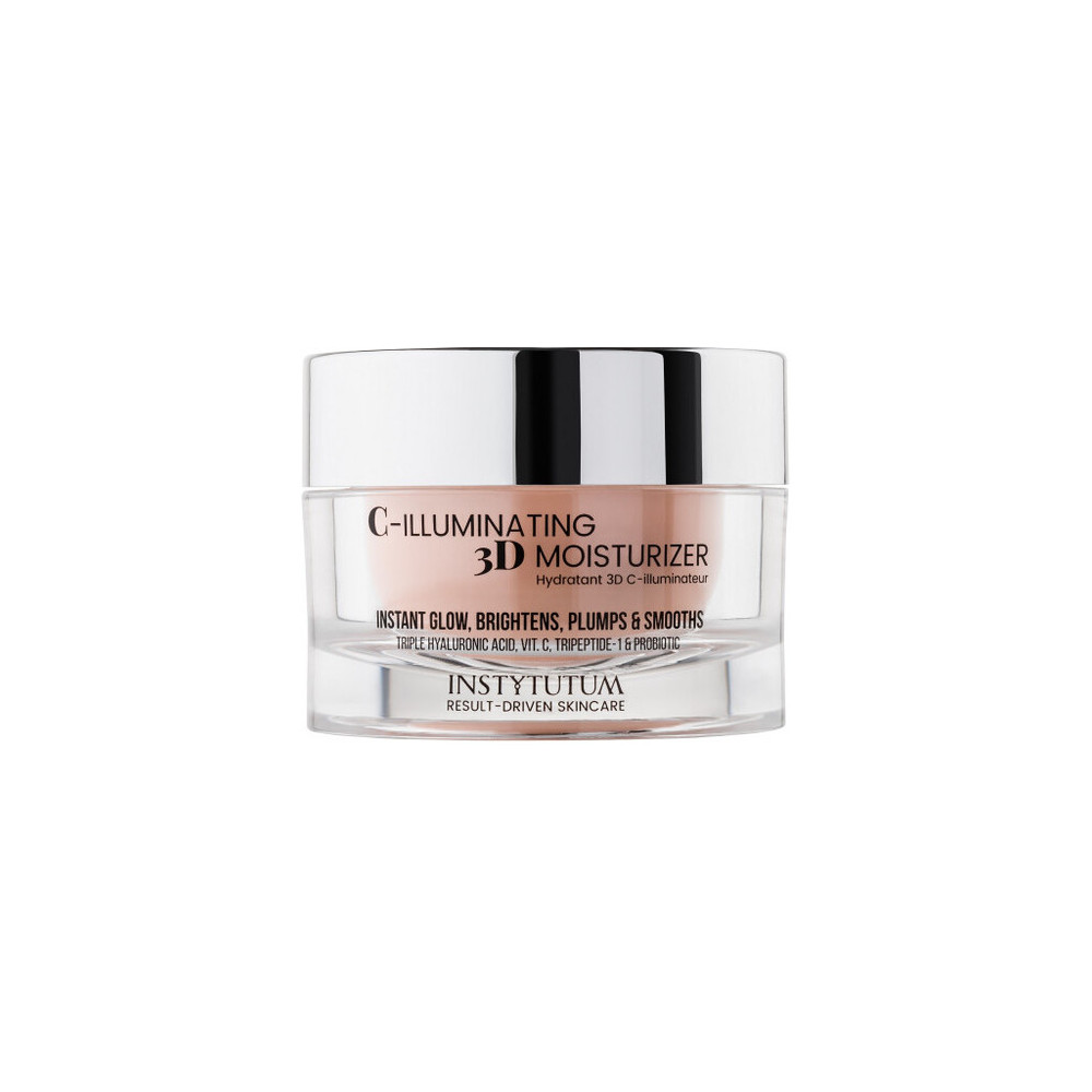 uvlazhnyayusshij krem s effektom siyaniya c illuminating 3d moisturizer - Зволожуючий крем для обличчя з ефектом сяйва Instytutum C-Illuminating 3D Moisturizer 50мл