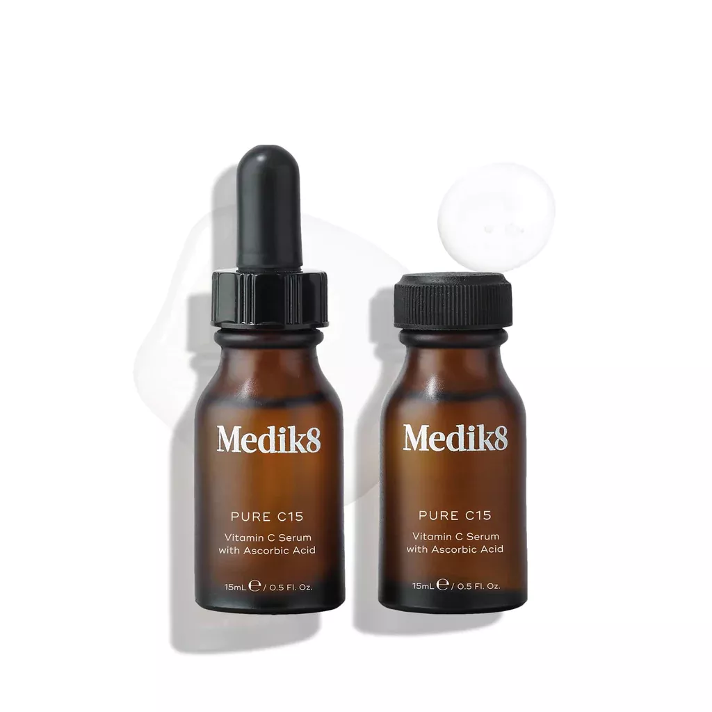 - Сироватка з концентрованим вітаміном C Medik8 Pure C15 Pure Vitamin C Antioxidant Serum 2*15мл