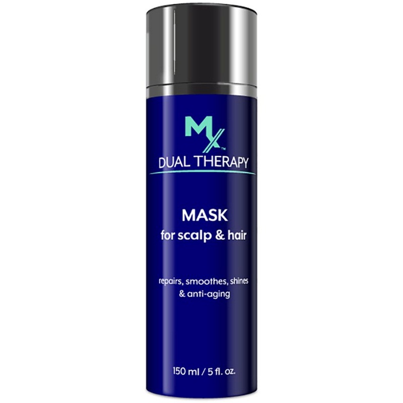 mediceuticals mx dual therapy mask for scalp and hair 150 - Відновлююча та антивікова маска для волосся і шкіри голови Mediceuticals MX Dual Therapy Mask For Scalp And Hair 150мл