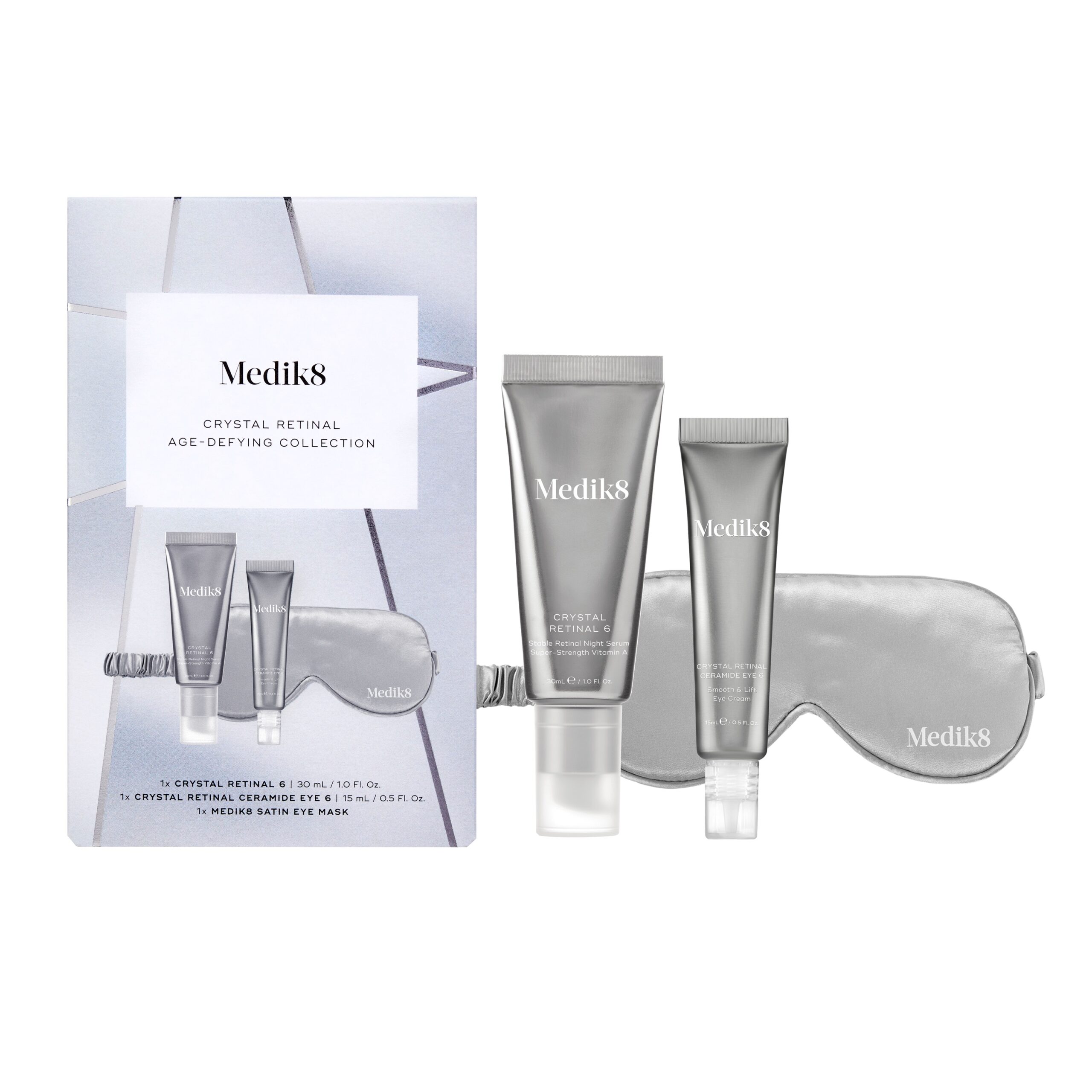 copy of festive kits 2023 product page images age defying collection product with carton cutout without shadow for web 1 scaled - Набір Medik8 CRYSTAL RETINAL AGE-DEFYING COLLECTION
