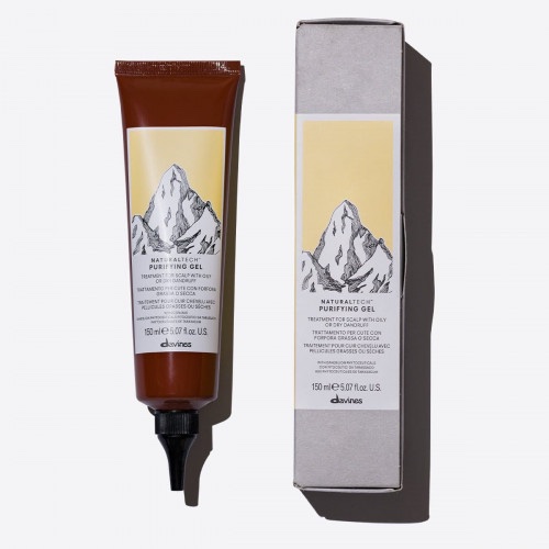 img 2237 - Очищувальний гель проти сухої або жирної лупи Davines Naturaltech Purifying Gel 150мл