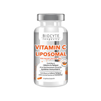 Дієтична добавка на основі вітаміну С у ліпосомальній формі Biocyte Vitamine C Liposomal 30капс