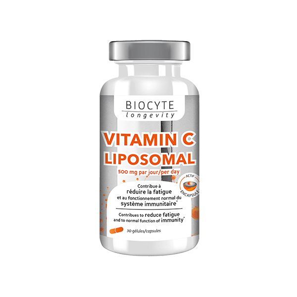 vitamine c liposomee 30gel v1e 0 - Дієтична добавка на основі вітаміну С у ліпосомальній формі Biocyte Vitamine C Liposomal 30капс