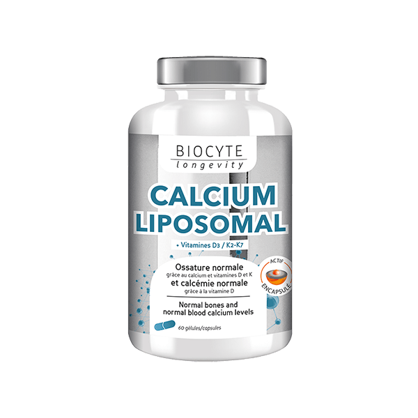 calcium liposomal d3k2 v1e rpet 200ml 0421 bi 3401560249743 - Добавка дієтична у формі капсул на основі кальцію, вітамінів D та K Biocyte Calcium Liposomal D3 K2 60капс