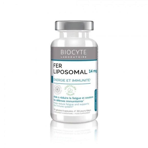 img 4851 - Харчова добавка Залізо Biocyte Fe Fer Liposomal 30капс