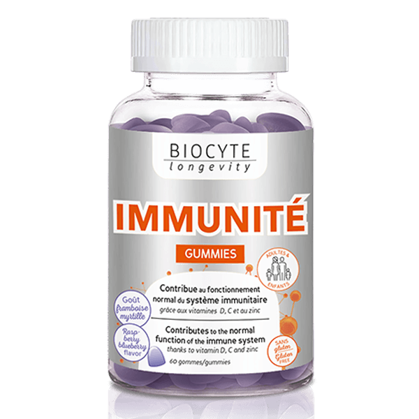 immunite gummies v1a 0121 3760289221318 - Дієтична добавка у формі жуйок для підтримки імунної системи Biocyte Immunite Gummies 60капс