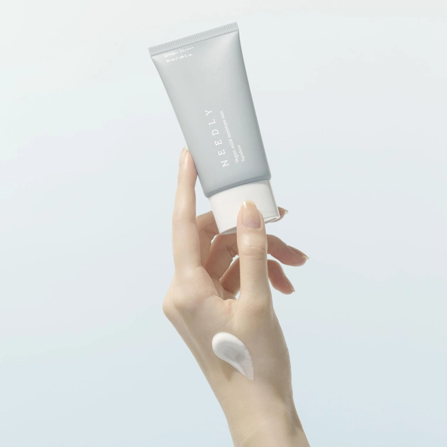 spf - Зволожуючий сонцезахисний крем з рослинним скваланом Needly Vegan Mild Moisture Sun SPF 50+ PA++++ 50 мл