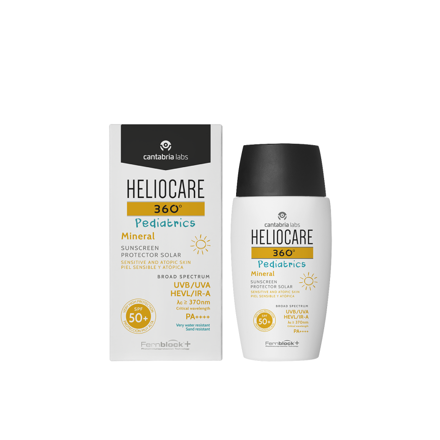 Heliocare 360 Pedriatics 04 900x900 1 - Дитячий мінеральний сонцезахисний гель-крем SPF 50+ Cantabria Labs Heliocare SPF 50+ 50мл