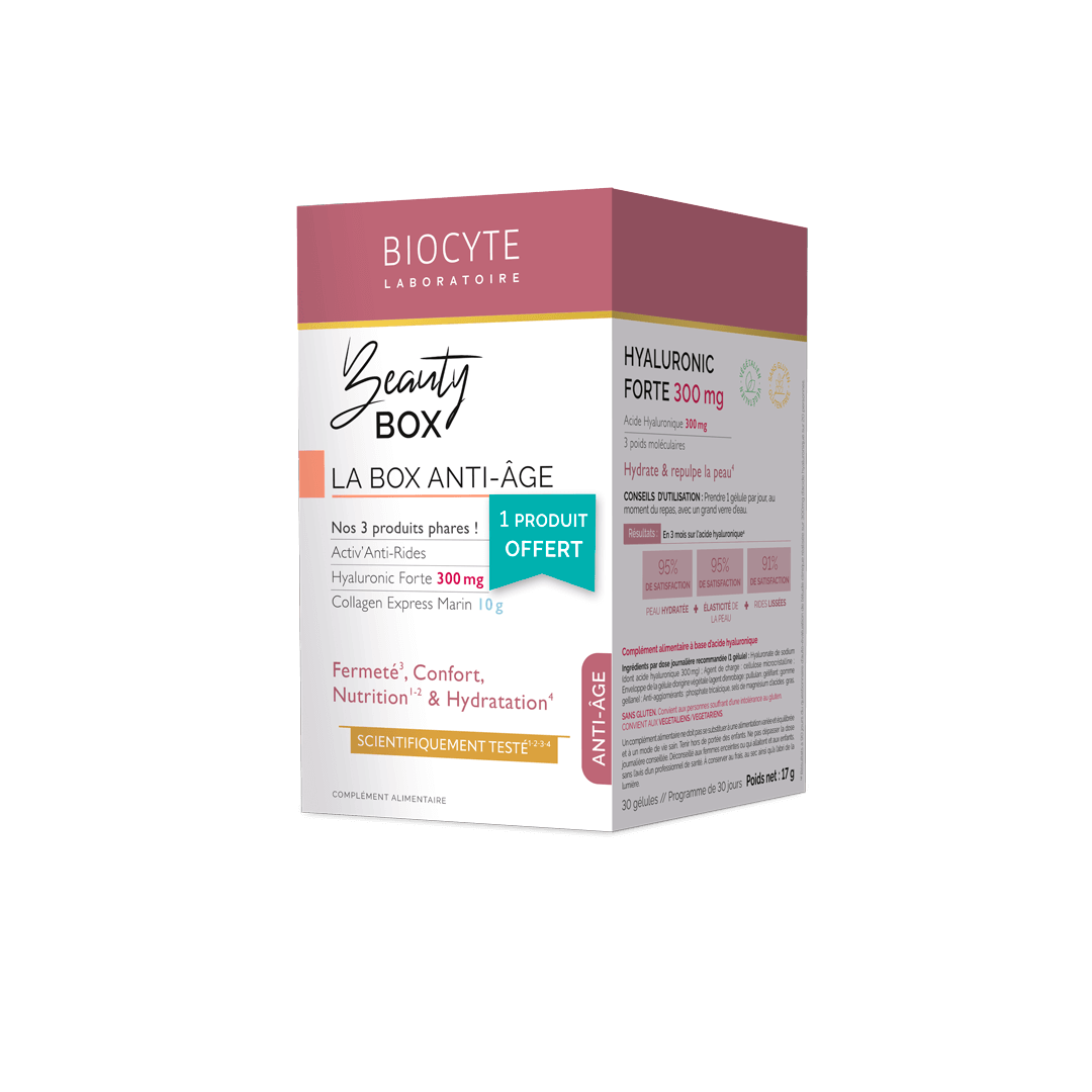beauty box v2a 1022 3760289221684 - Мікс дієтичних добавок з антивіковою дією BIOCYTE Beauty Box