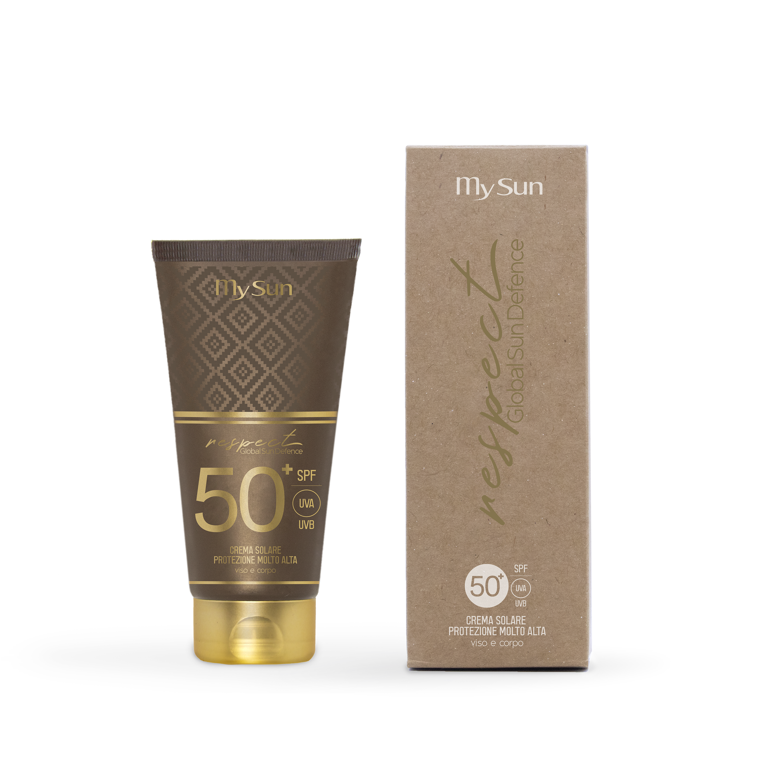 respect spf50 - Сонцезахисний крем для тіла SPF50 MySun Respect Global Sun Defense SPF50 150мл