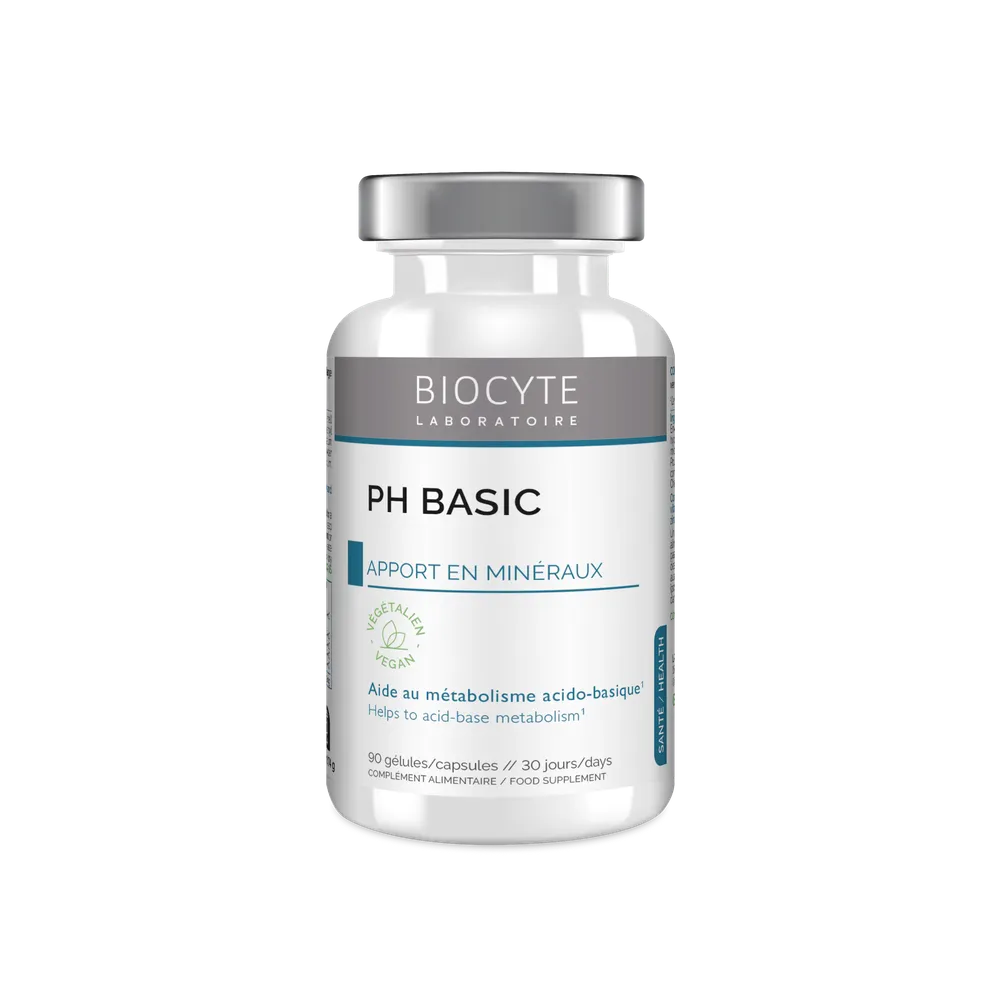 ph basic v3a rpet 200ml 0823 bi 3401560163889 - Добавка дієтична у капсулах на основі солей, лужних металів та рослинних екстрактів Biocyte Ph Basic 90капс