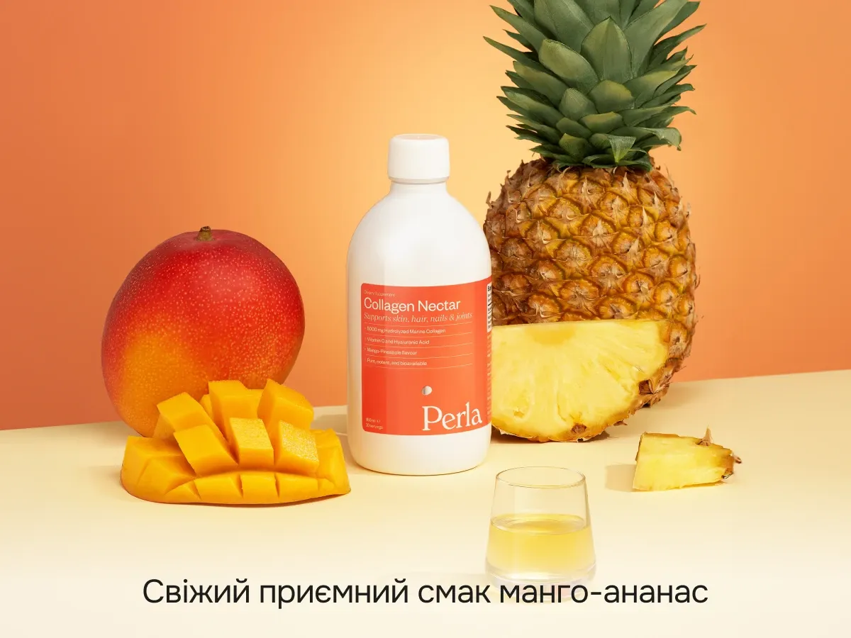 1711721234 02 sollagen nectar3 - Питний колаген манго-ананас Perla Helsa Collagen Nectar 450мл