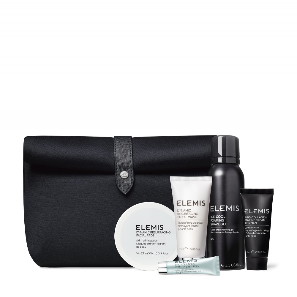 5291 elemis the grooming collection products 2000x2000 1000x1000 1 - Бестселери для обличчя та тіла Для Нього у люкс косметичці Elemis Kit: The Grooming Collection Travel Skincare Favourites for Him