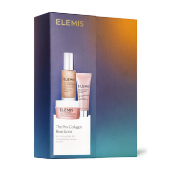 5291 elemis the pro collagen rose icons box row 1000x1000 1000x1000 1 - Подарункове тріо для обличчя Про-Колаген Троянда Elemis Kit: The Pro-Collagen Rose Icons Skin Soothing Trio