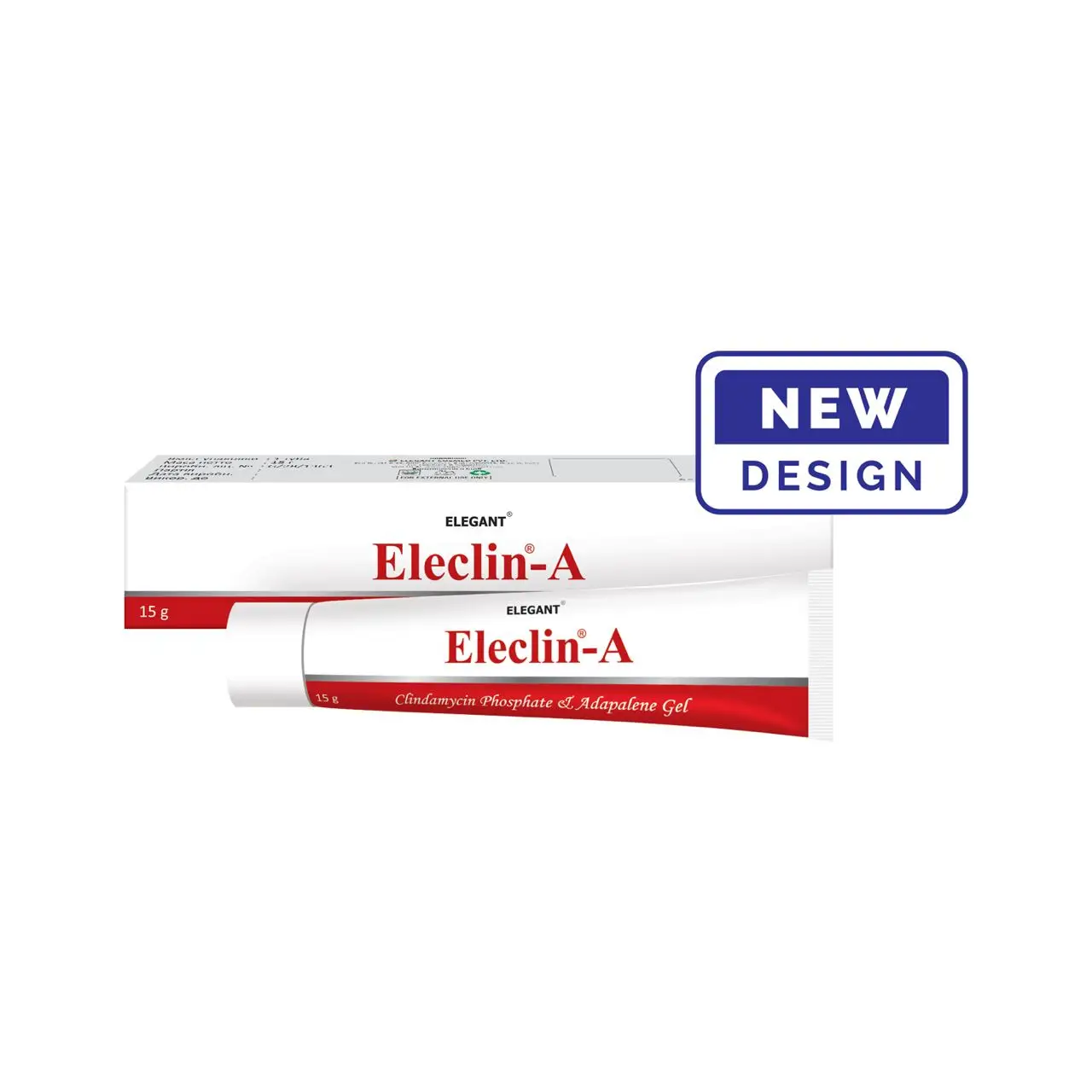 eleclin a 84938489907617 - Гель від акне Eleclin ЕЛЕКЛІН-А з кліндаміцином та адапаленом 15г