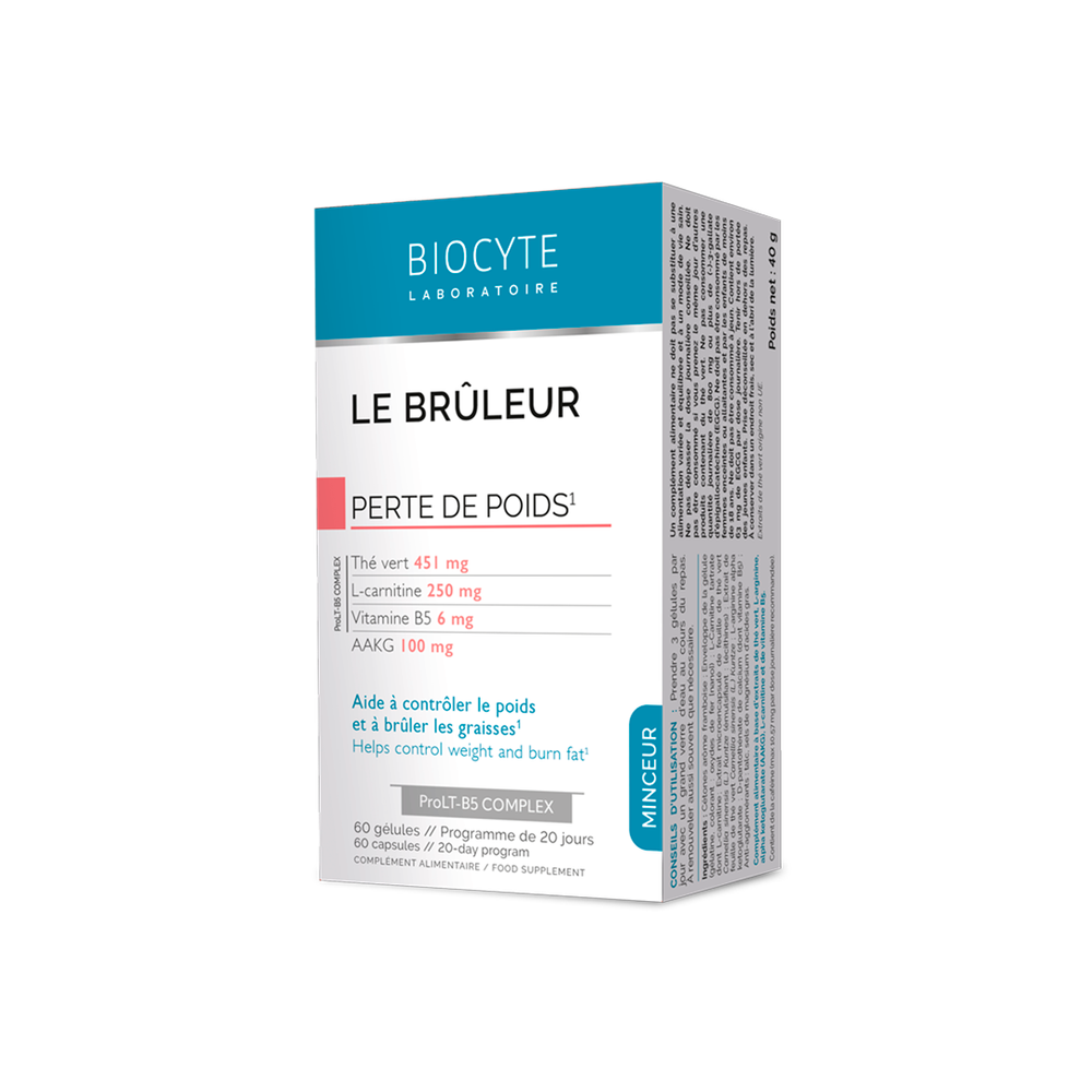 le bruleur v1a 1023 3760289222322 1 - Добавка дієтична у формі капсул для схуднення Biocyte LE BRULEUR 60шт