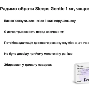 1720020227 cf 3 - Мелатонін для сну 1мг Perla Helsa Sleeps 1mg 30шт