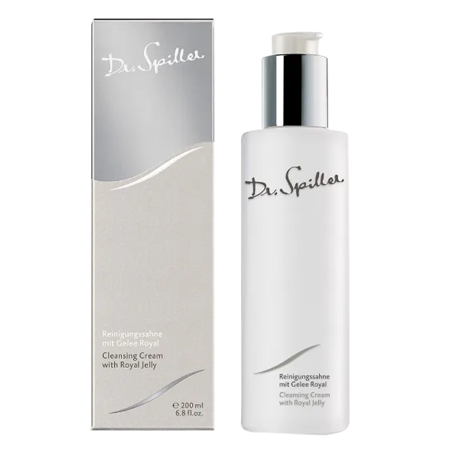 cleansing cream with royal jelly btwezs1 - Очищувальний крем з маточним молочком Dr. Spiller Cleansing Cream With Royal Jelly 200 мл