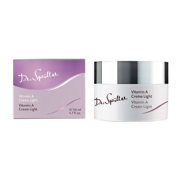 vitamin a cream light1 zklzvge - Легкий омолоджувальний крем з вітаміном А Dr. Spiller Vitamin A Cream Light 50 мл