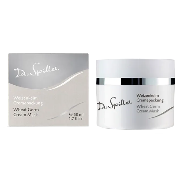 wheat germ cream mask ed1ywpt - Живильна маска з олією зародків пшениці Dr. Spiller Wheat Germ Cream Mask 50 мл