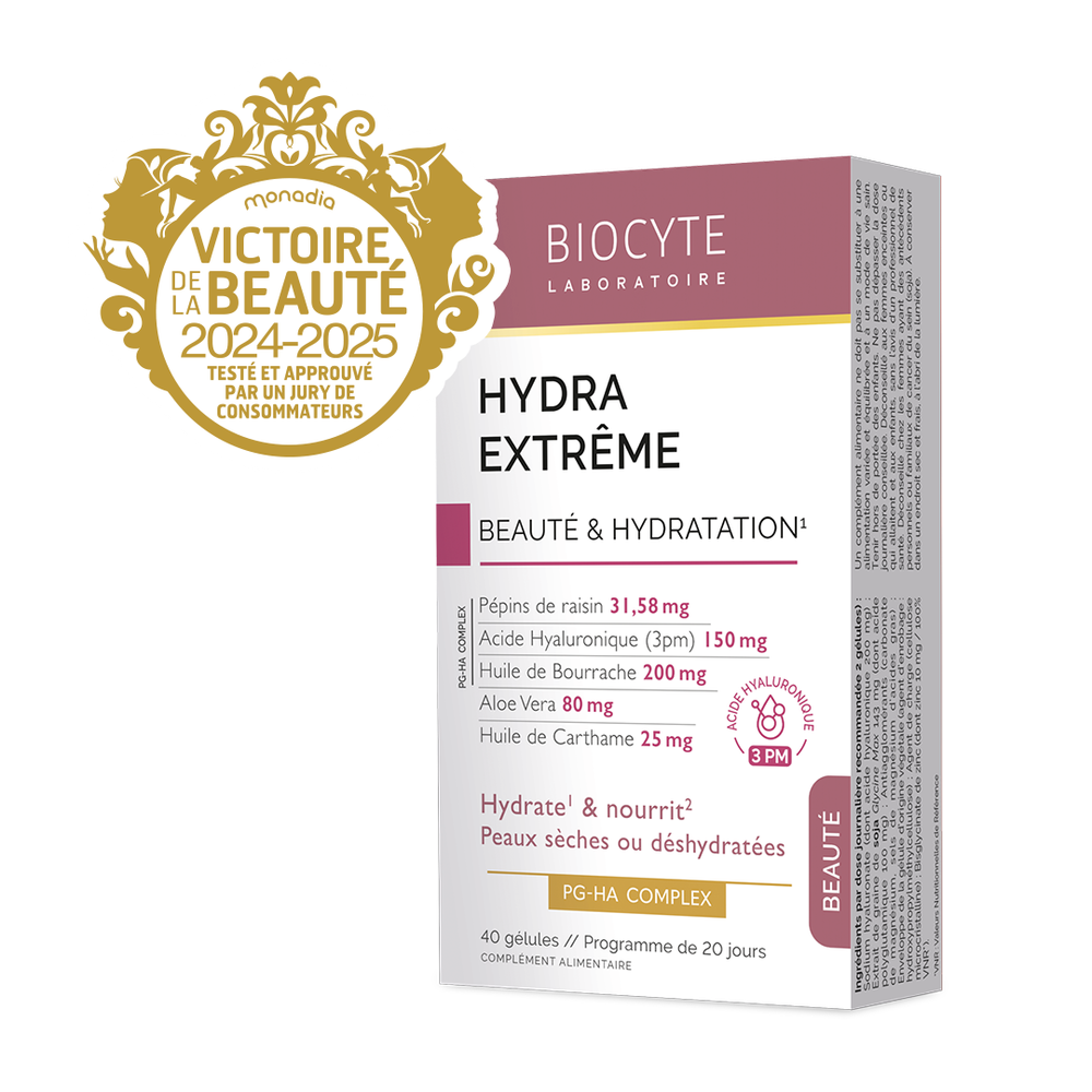 etui hydra extreme v1a 0724 - Ультразволоження, антиоксидант Biocyte Hydra Extreme 40шт