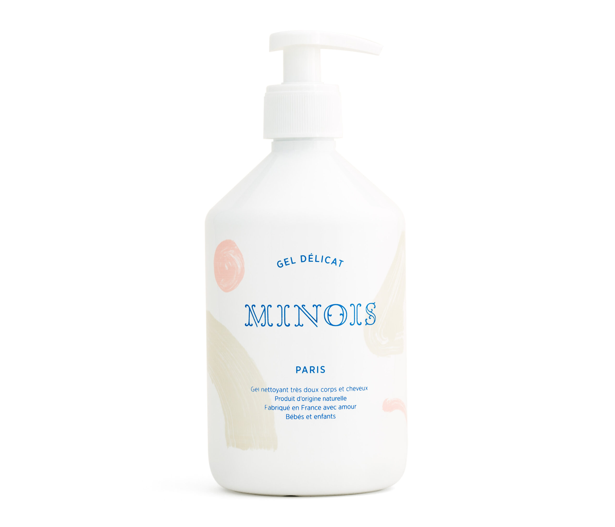 gel delicat delicate gel scaled - Делікатний очищувальний гель для тіла та волосся Minois Paris 500мл