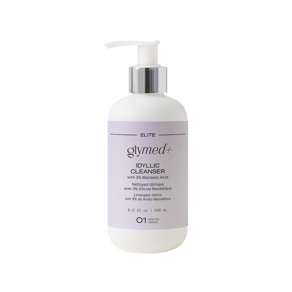 gm74er idylliccleanser3mandelicacid transparent - Гелеве очищення з мигдалевою кислотою 3% Glymed+ Idyllic Cleanser with 3% Mandelic Acid