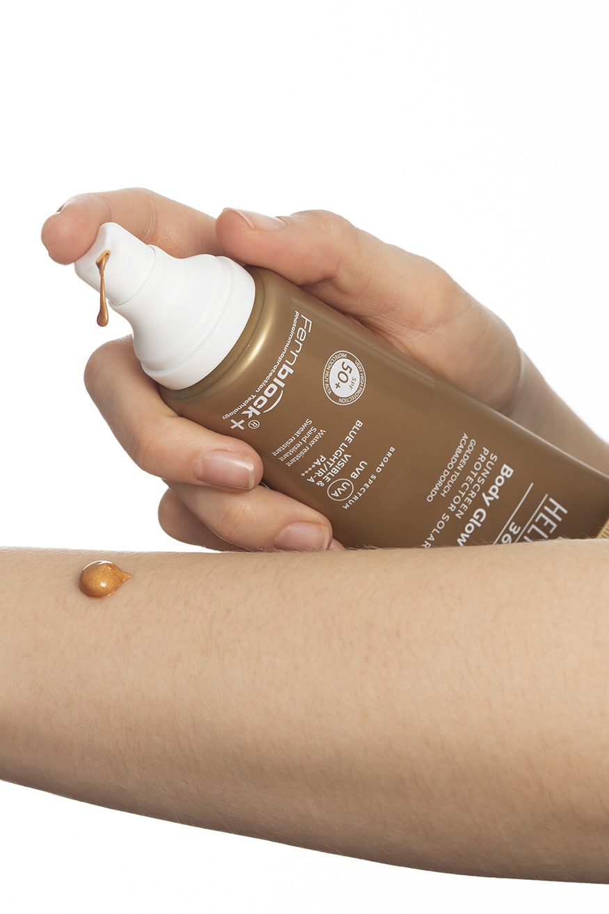 heliocare body glow 05 - Сяючий сонцезахисний крем-гель для тіла Cantabria Labs Heliocare 360º Body Glow SPF 50+ 100мл