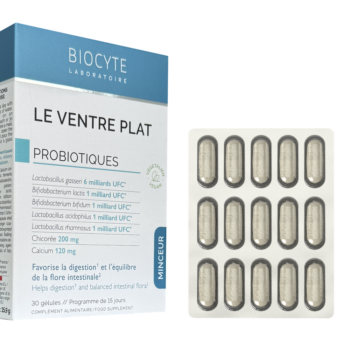 le ventre plat 000 - 5 штамів пробіотиків. Нормалізує мікрофлору Biocyte Le Ventre Plat 30 капсул