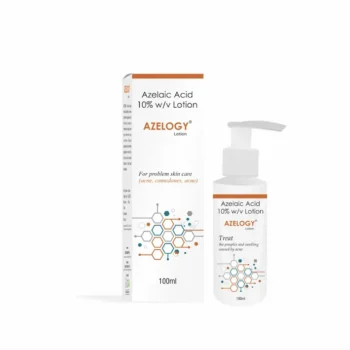 losion z azelainovoiu kyslotoiu 10 azelodzhi 46904806009137 - Лосьйон з азелаїновою кислотою 10% Азелоджі Azelogy Azelaic Acid 10% Lotion 100мл