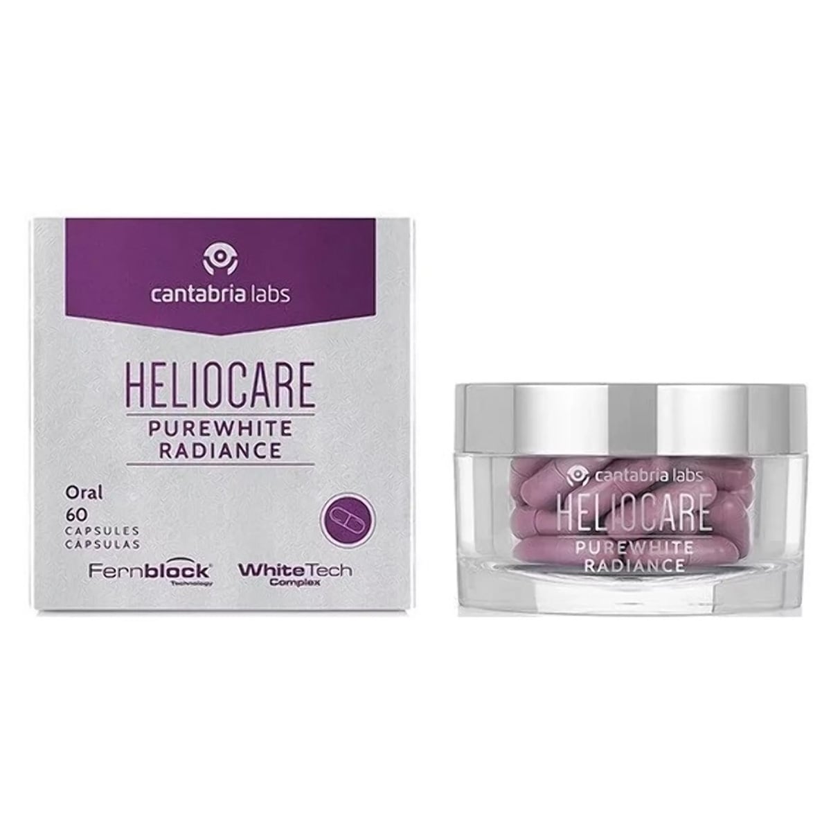 cantabria labs heliocare advanced pure white radiance min 1200x1200 1 - Капсули для освітлення та антиокидантного захисту Cantabria Labs Pure White Radiance Heliocare Advanced 60 капсул