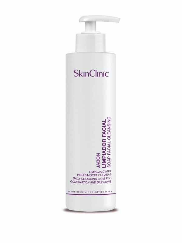 skin clinic jabon limpiador facial fill 600 800 - Мило очищуюче для жирної та комбінованої шкіри SkinClinic Facial Cleaning Soap 250мл