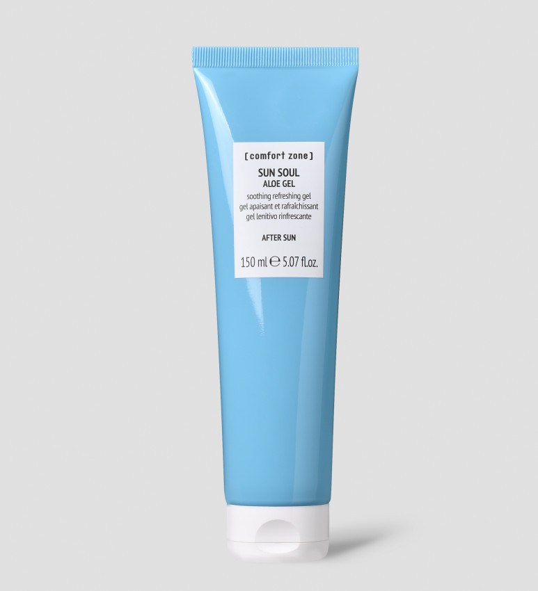 sun soul aloe gel 773x850 1 - Заспокійливий відновлювальний гель з екстрактом алоє Comfort Zone Sun Soul Aloe Gel 150мл