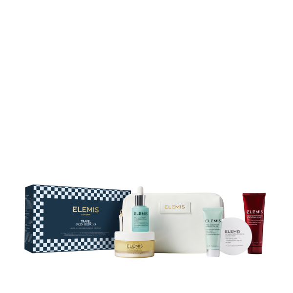 travellerkit boxandbagwithproducts w apac 600x600 1 - Тревел набір бестселерів для Неї ELEMIS Kit: Travel Skin Heroes for Her