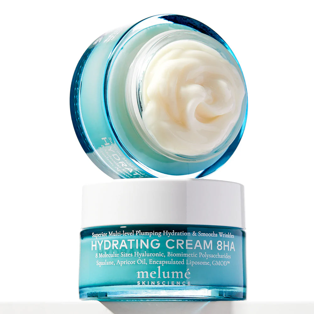 produktfotos hydrating cream 1000x1000 2 e79d04ee ace7 48c5 82ad - Зволожувальний крем з 8-ма видами гіалуронової кислоти Melume Hydrating Cream 8HA 50мл