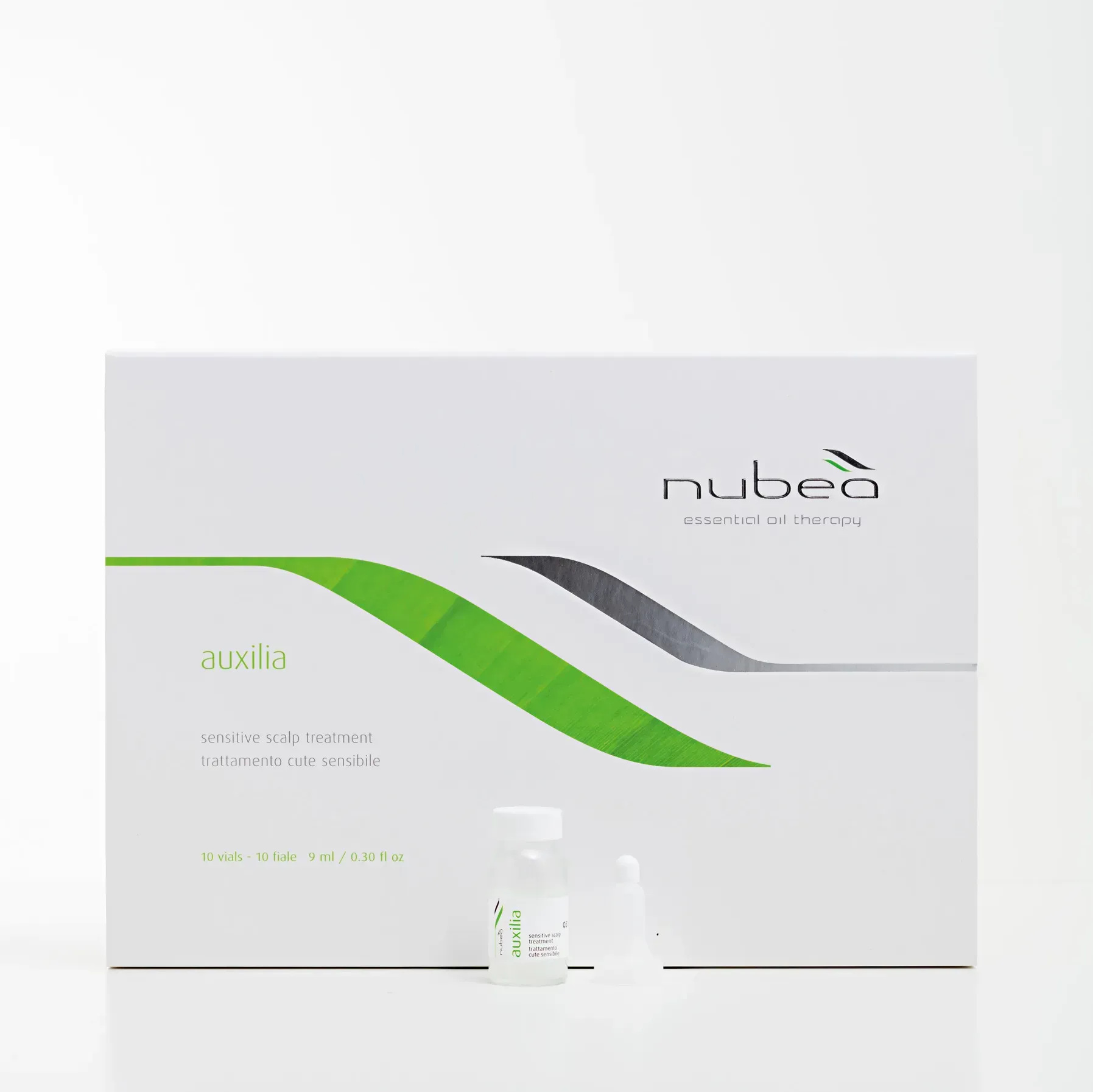 28088661215595 - Терапія у флаконах для чутливої шкіри голови Nubea Auxilia