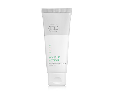 22 - Зволожуюча емульсія для жирної шкіри обличчя Double Action Hydratant Emulsion For Oily Skin Holy Land 70мл