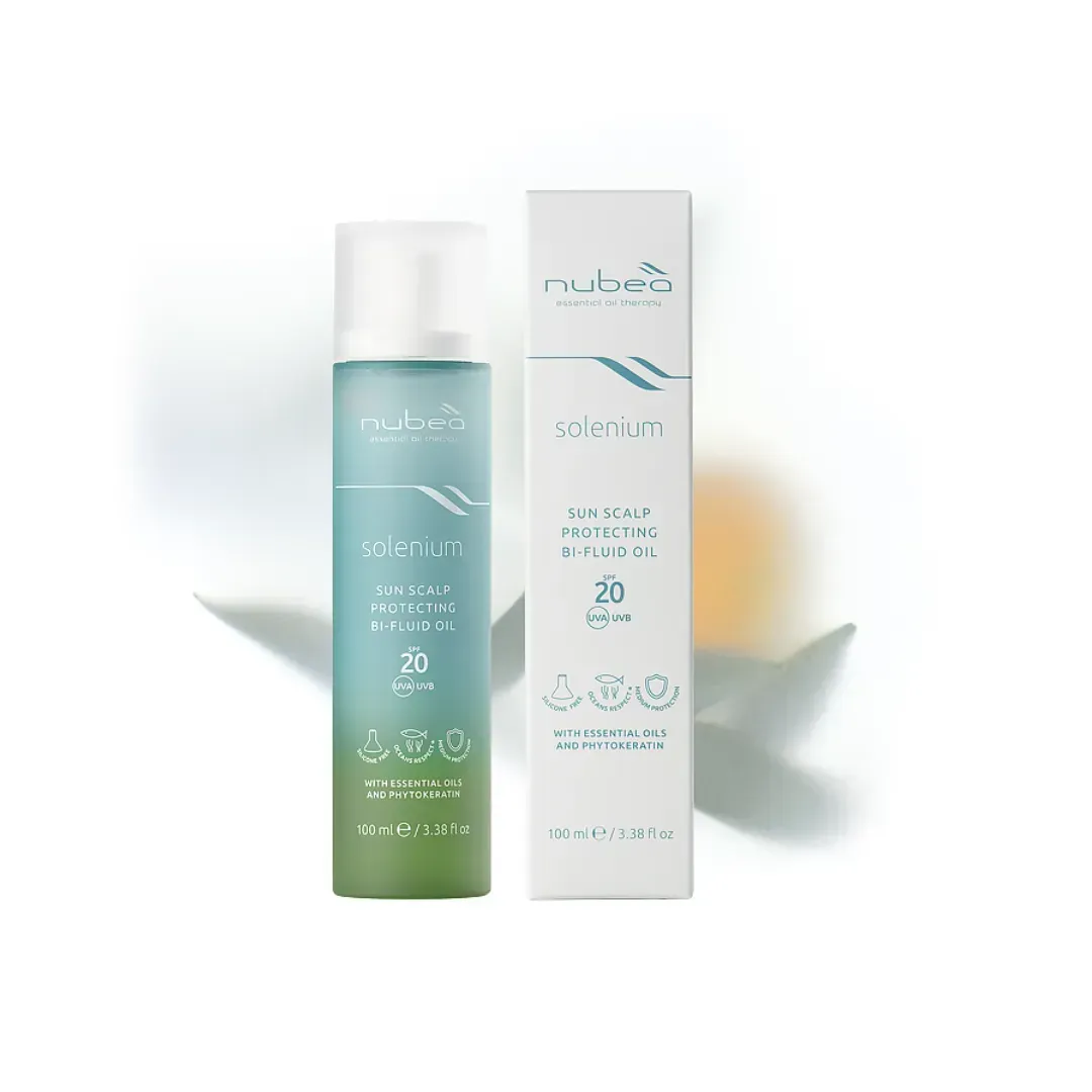 dvofaznyi zakhysnyi fliuid dlia skalpu z spf20 solenium 100ml 64048213915216 - Двофазний захисний флюїд для скальпу з SPF20 Nubea Solenium 100мл