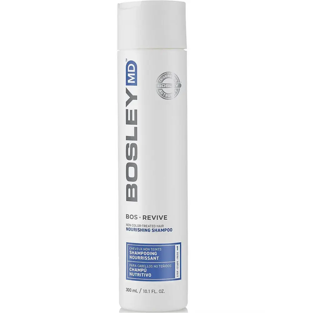pozhivnij shampun dlya stonshenogo nefarbovanogo volossya bosley md bosrevive nourishing shampoo non color treated hair 1000x1000 1 - Поживний шампунь для стоншеного нефарбованого волосся Bosley MD BOS Revive 300мл