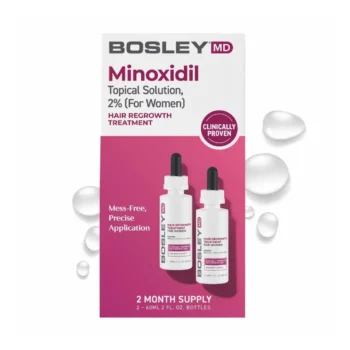 Розчин з міноксидилом 2% для відновлення росту волосся у жінок Bosley MD Hair Regrowth Treatment For Women